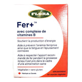 Fer+ avec Complexe de Vitamines B Flora - La Boite à Grains