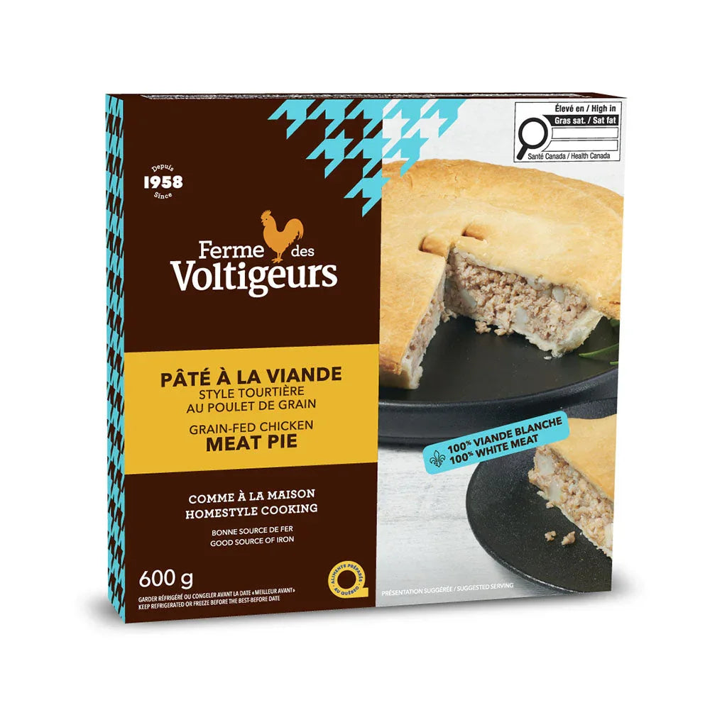 ferme des voltigeurs pâté au poulet style tourti;re - La Boite à Grains