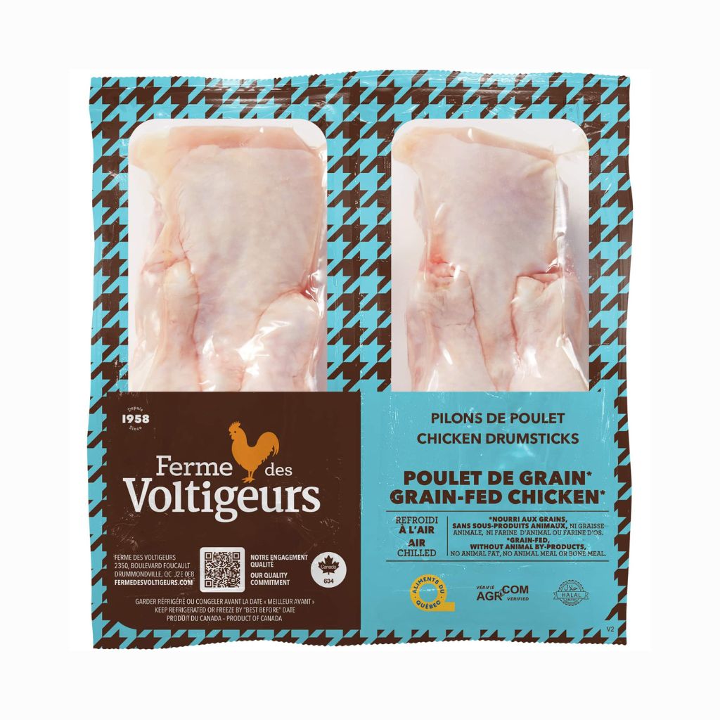 pilons de poulet de grain Ferme des Voltigeurs - La Boite à Grains
