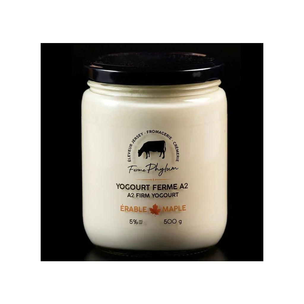 Phylum Farm A2 maple firm yogurt - La Boite à Grains