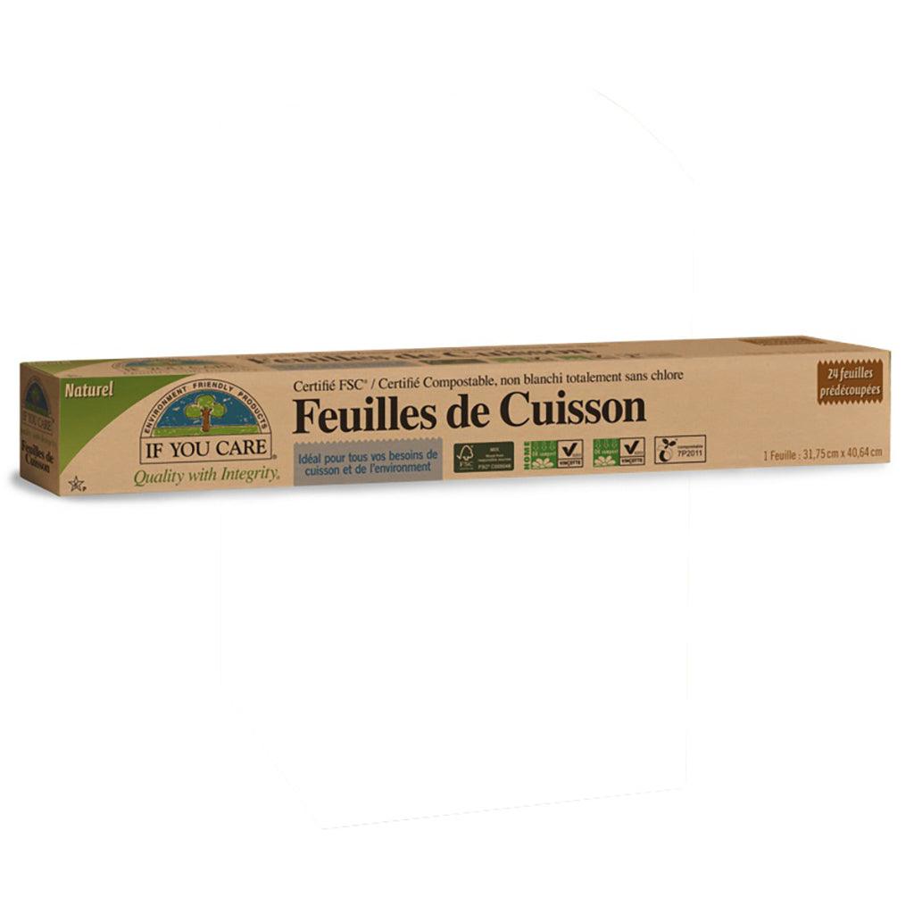 Feuilles de Cuisson Parchemin Non Blanchi If You Care - La Boite à Grains