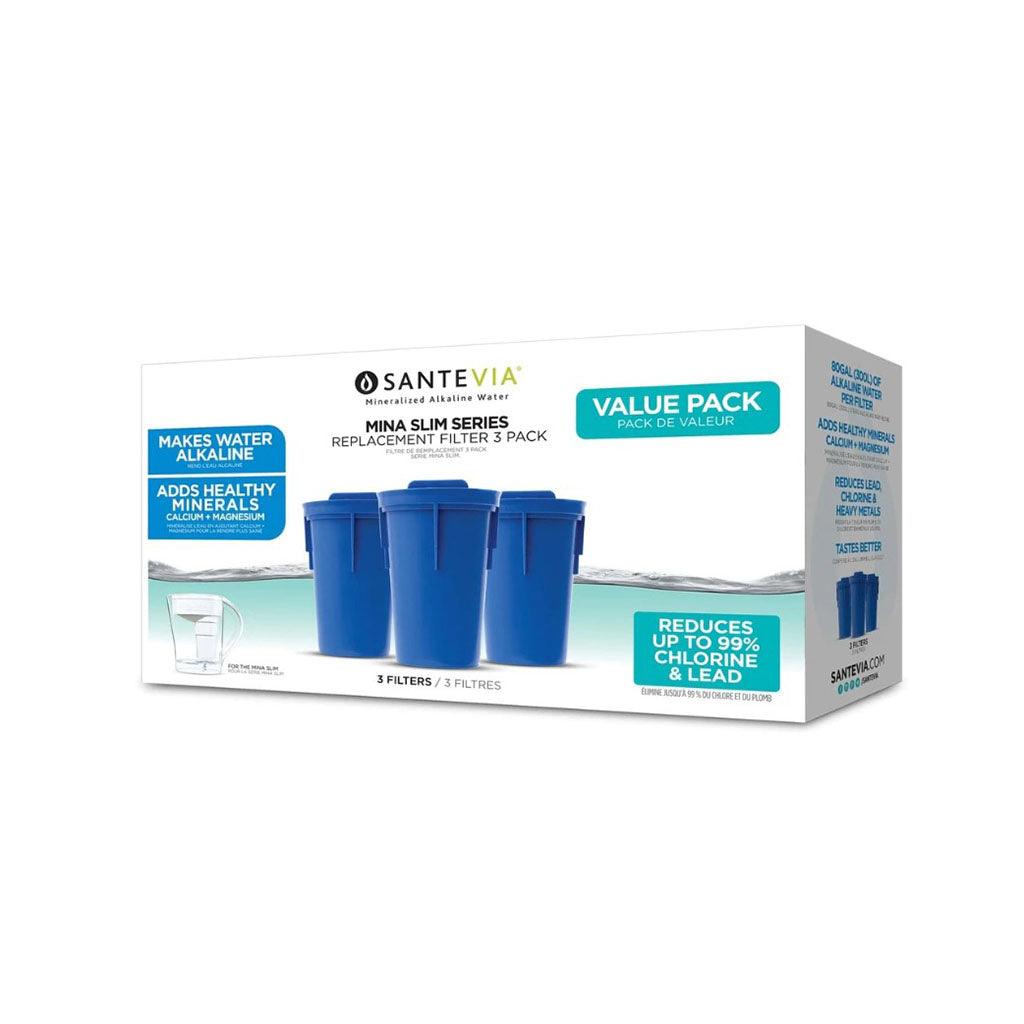 Filtres de Remplacement Mina Eau Alcaline Santevia - La Boite à Grains