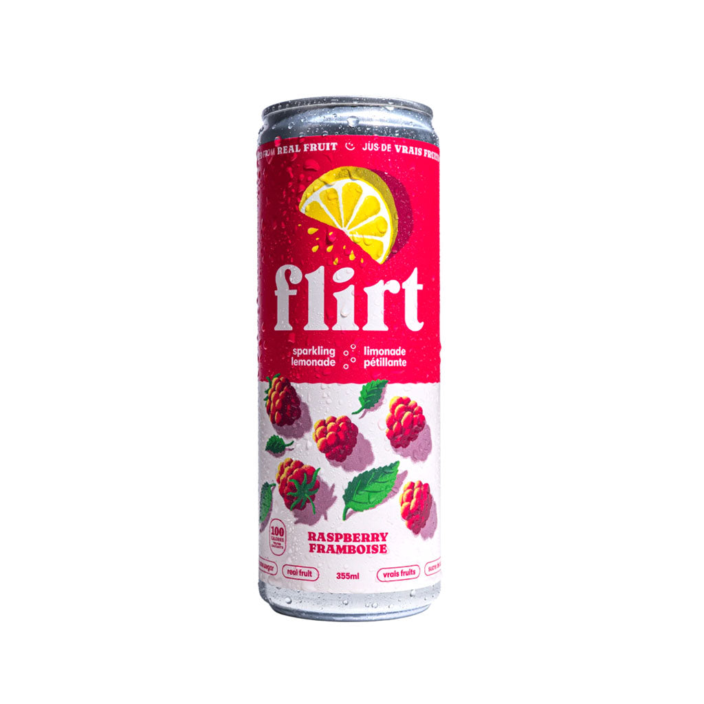 limonade pétillante framboise Flirt - La Boite à Grains