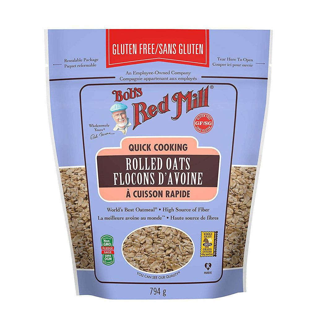 Flocons d'avoine à Cuisson Rapide Sans Gluten Bob's Red Mill - La Boite à Grains
