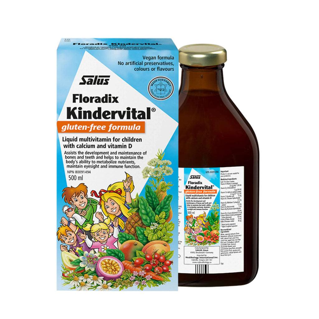 Floradix Kindervital Formule Sans Gluten Pour Enfants Salus - La Boite à Grains