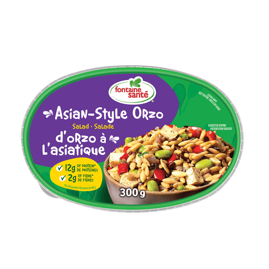 salade d'orzo à l'asiatique Fontaine Santé - La Boite à Grains