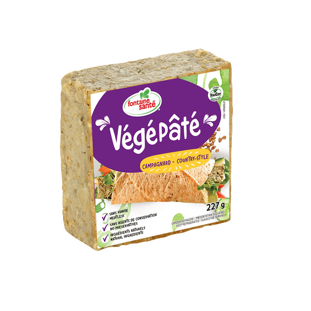 fontaine santé végépâté campagnard 227 g
