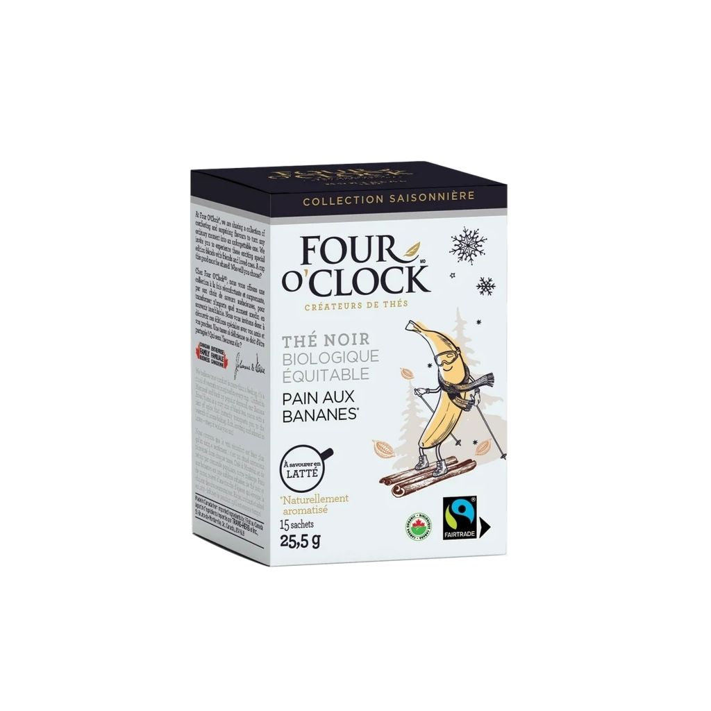 Four O'Clock Organic Banana Bread Black Tea - La Boite à Grains