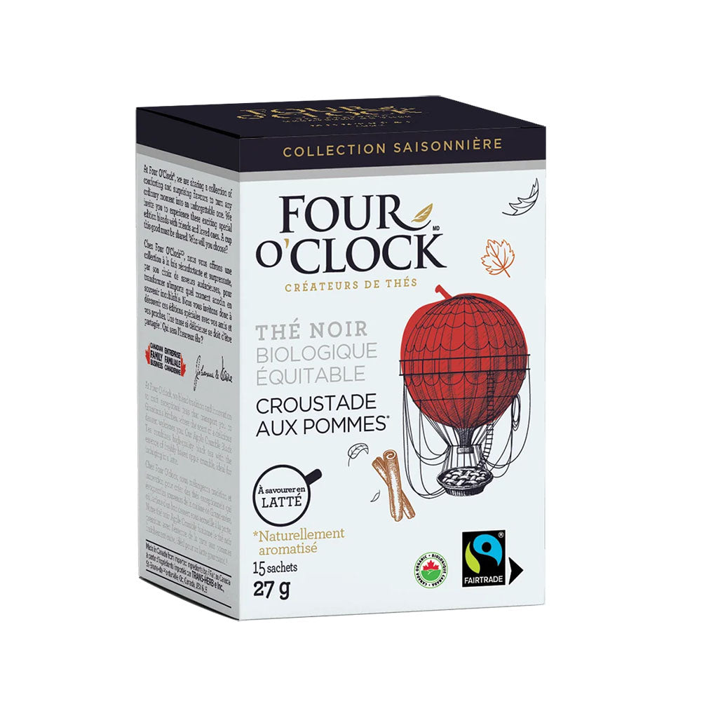 thé noir croustade aux pommes Four O'Clock - La Boite à Grains