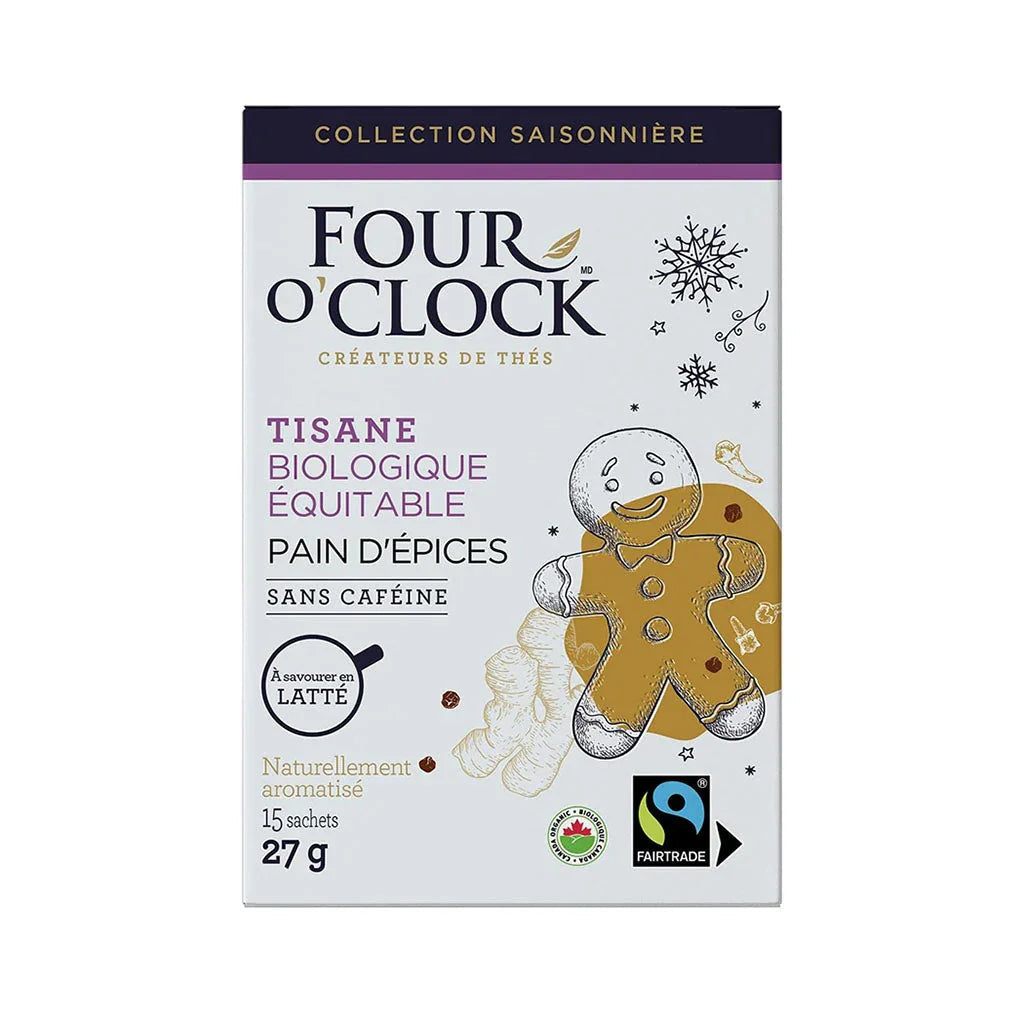 four o'clock tisane pain d'épices biologique - La Boite à Grains