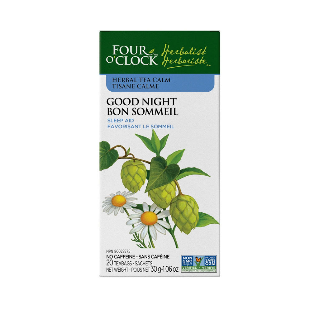 four o'clock tisane calme bon sommeil 20 sachets - La Boite à Grains