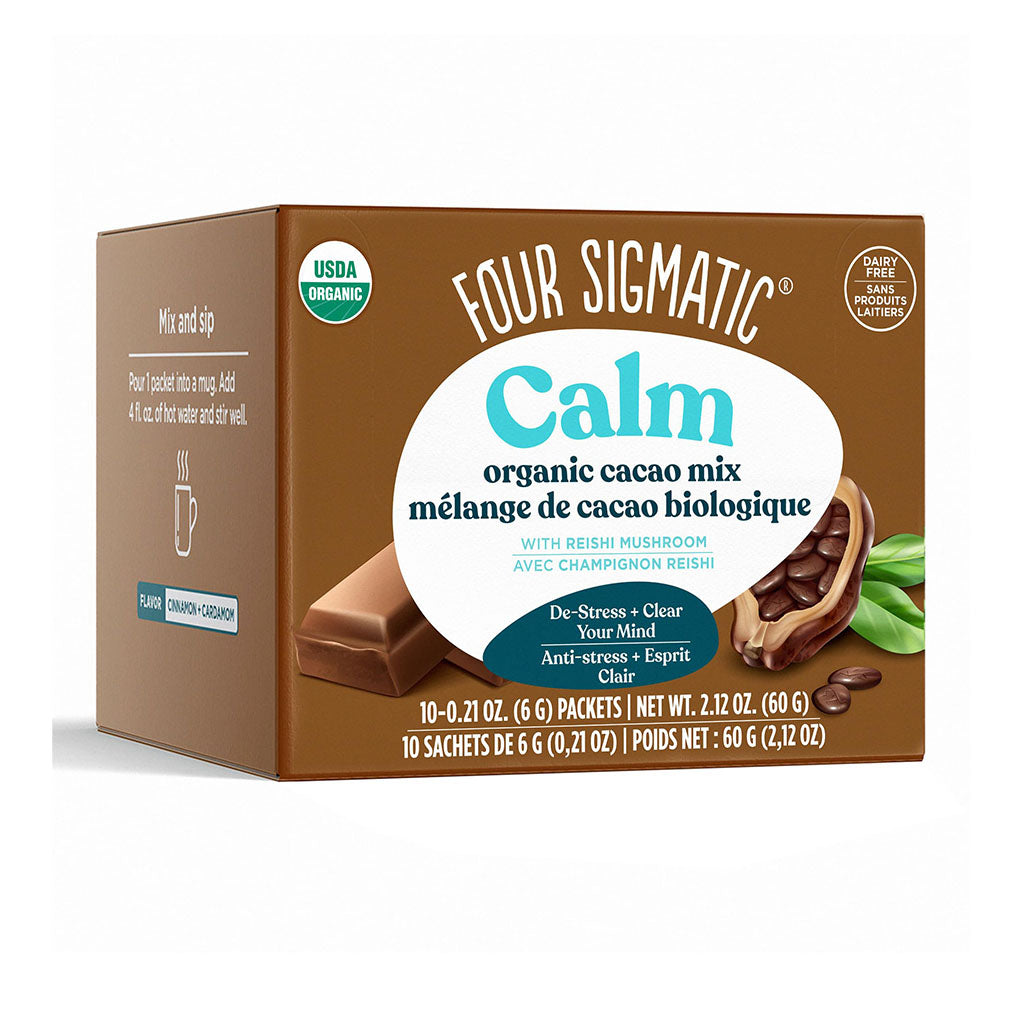 calm four sigmatic cacao reishi - La Boite à Grains