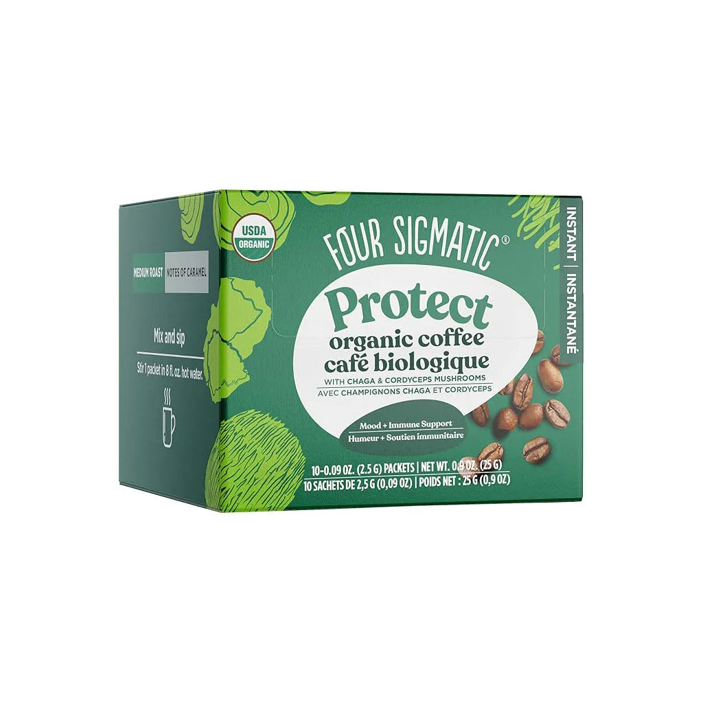 Café Mushroom Mix Cordyceps et Chaga Bio Four Sigmatic - La Boite à Grains