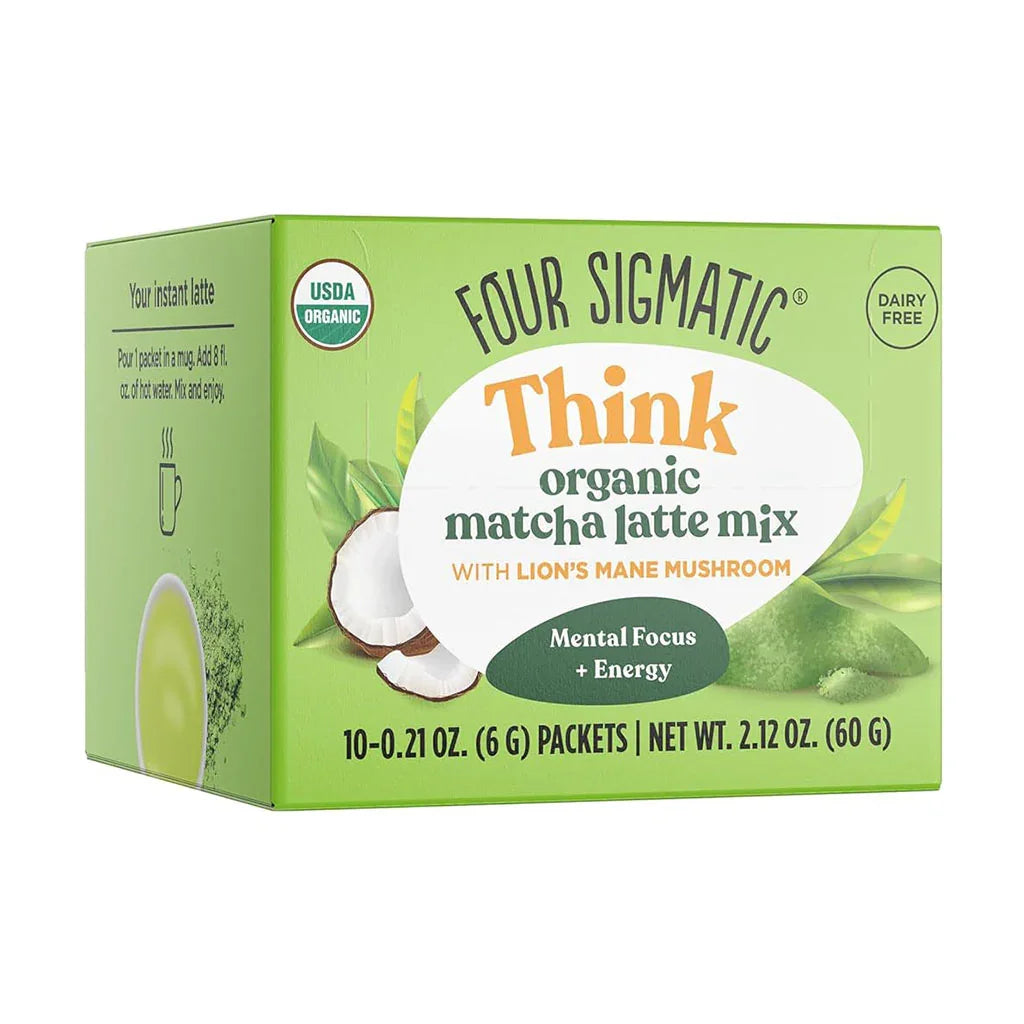 Matcha Latte Mix avec Crinière de Lion Think Four Sigmatic - La Boite à Grains