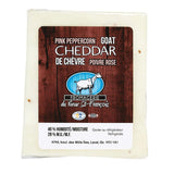 Goat's Cheddar Cheese Pink Pepper Fromagerie du Vieux St-François - La Boite à Grains