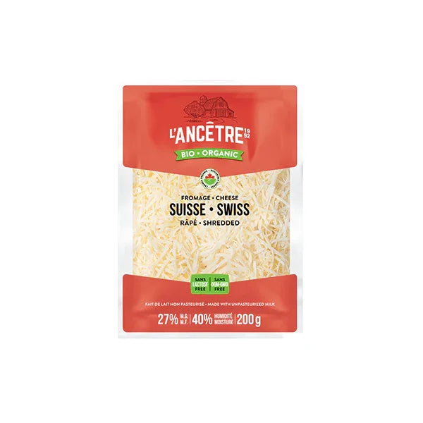 L'Ancêtre Organic Grated Swiss Cheese - La Boite à Grains