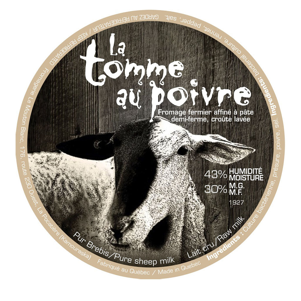 fromagerie le mouton blanc la tomme au poivre
