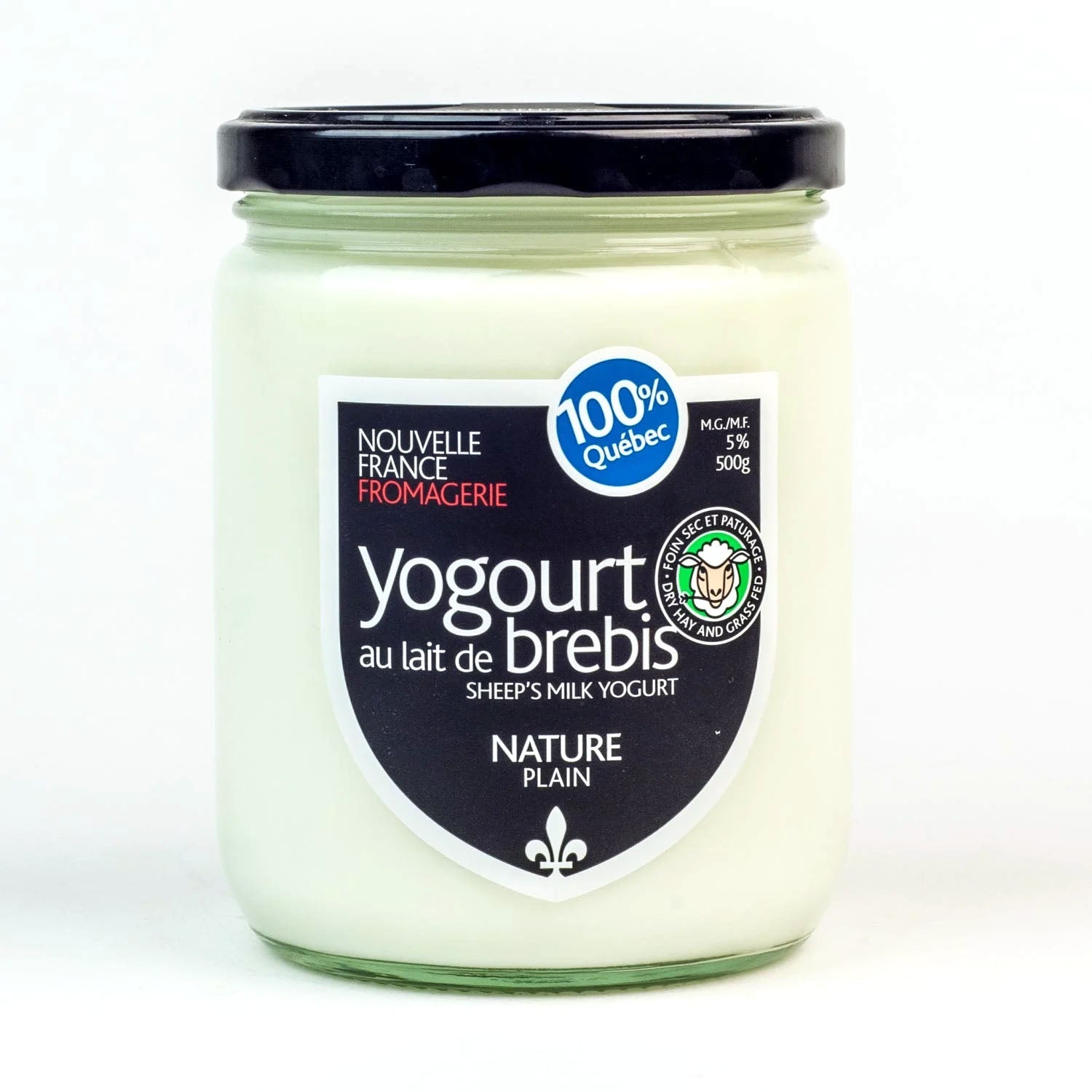 yogourt nature lait de brebis Fromagerie Nouvelle France - La Boite à Grains