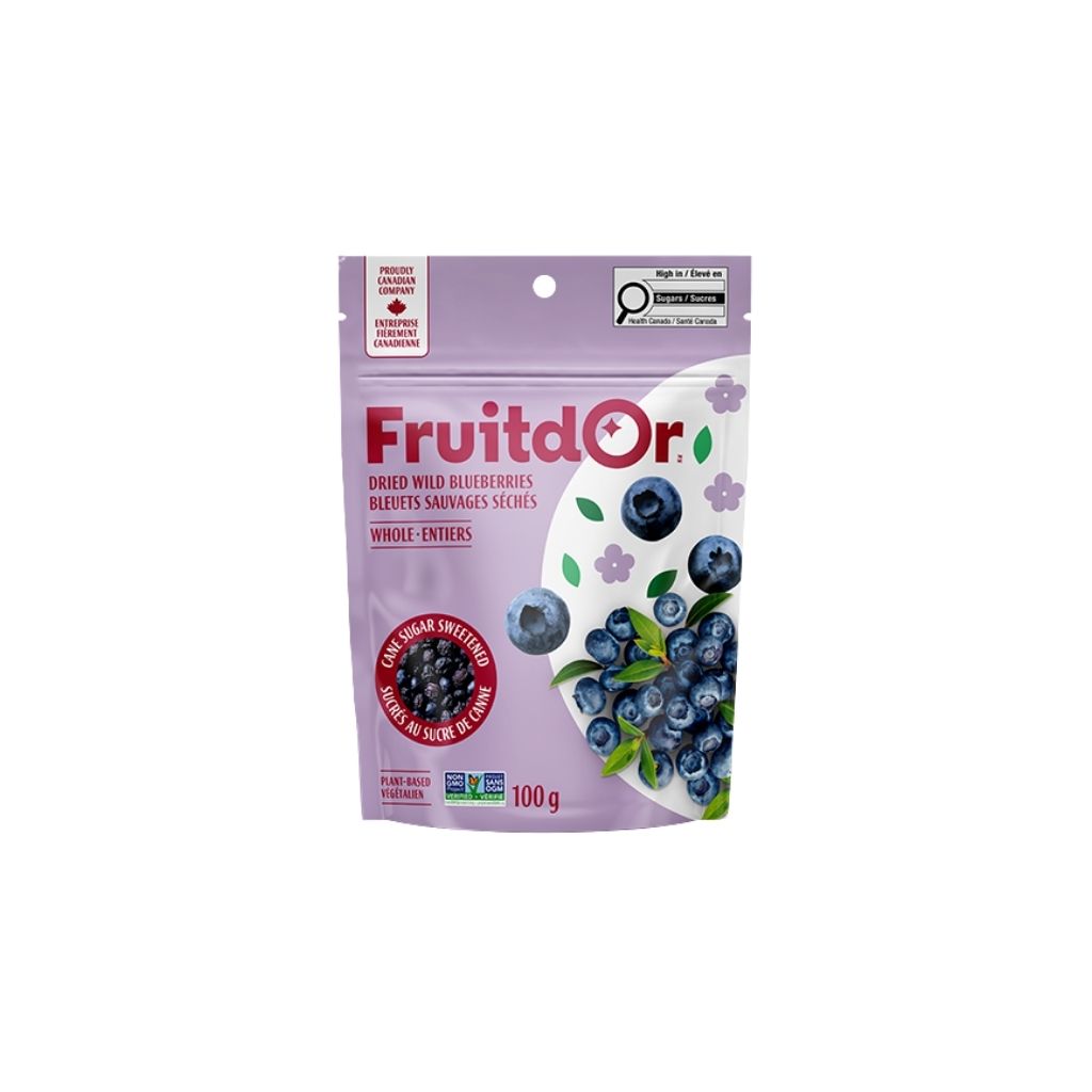 bleuets sauvages séchés Fruit d'Or - La Boite à Grains