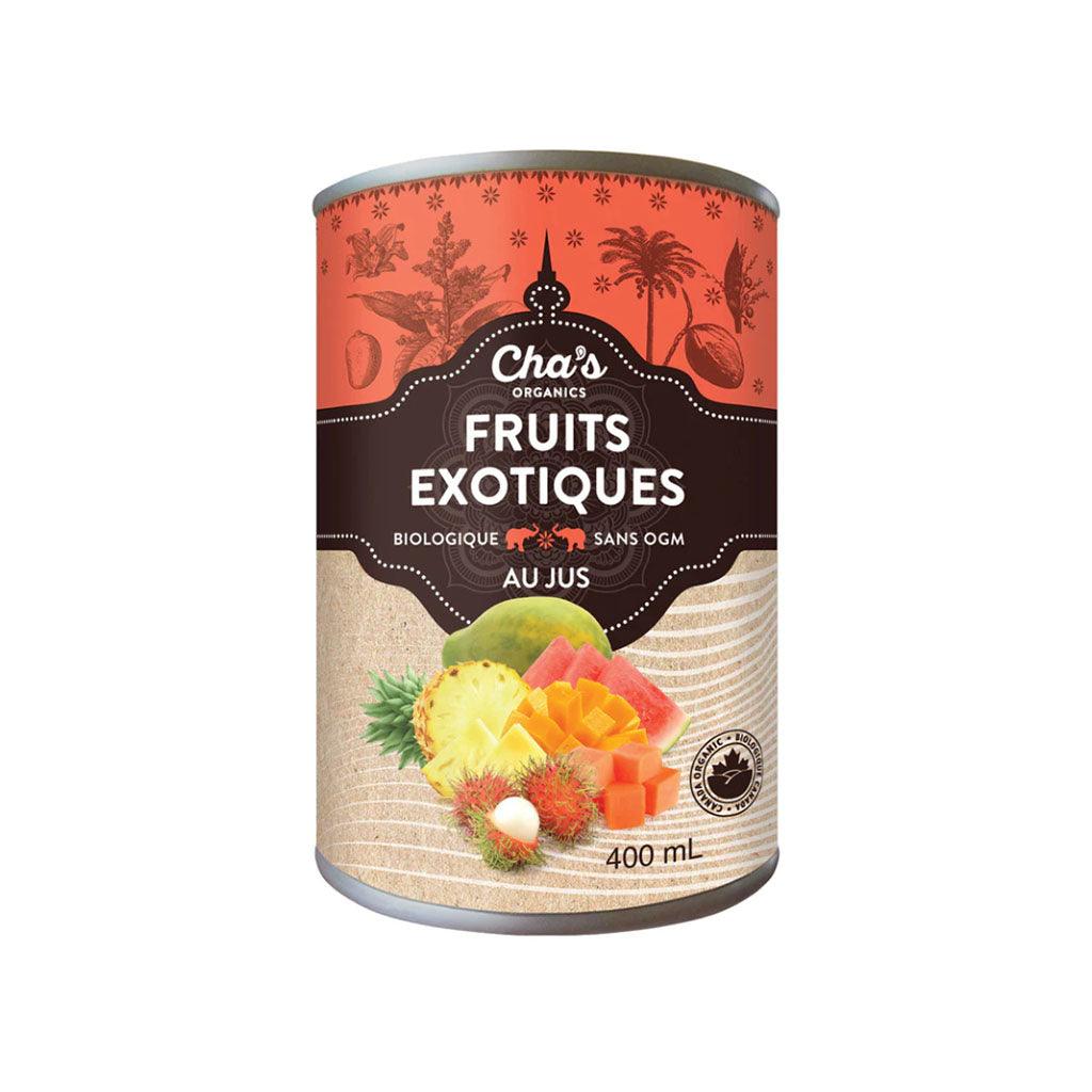 Fruits Exotiques Biologiques au Jus Cha's Organics - La Boite à Grains