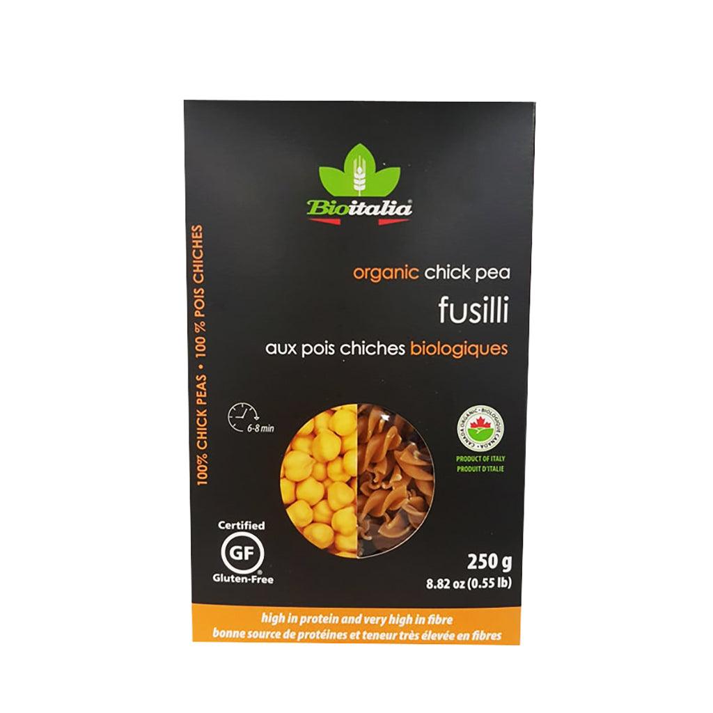 Fusilli Sans Gluten aux Pois Chiches Biologiques Bioitalia - La Boite à Grains