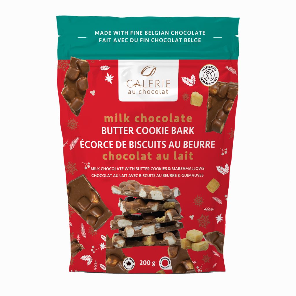écorce de biscuits au beurre chocolat au lait Galerie au Chocolat - La Boite à Grains