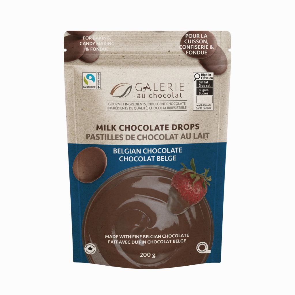 pastilles de chocolat au lait Galerie au Chocolat - La Boite à Grains