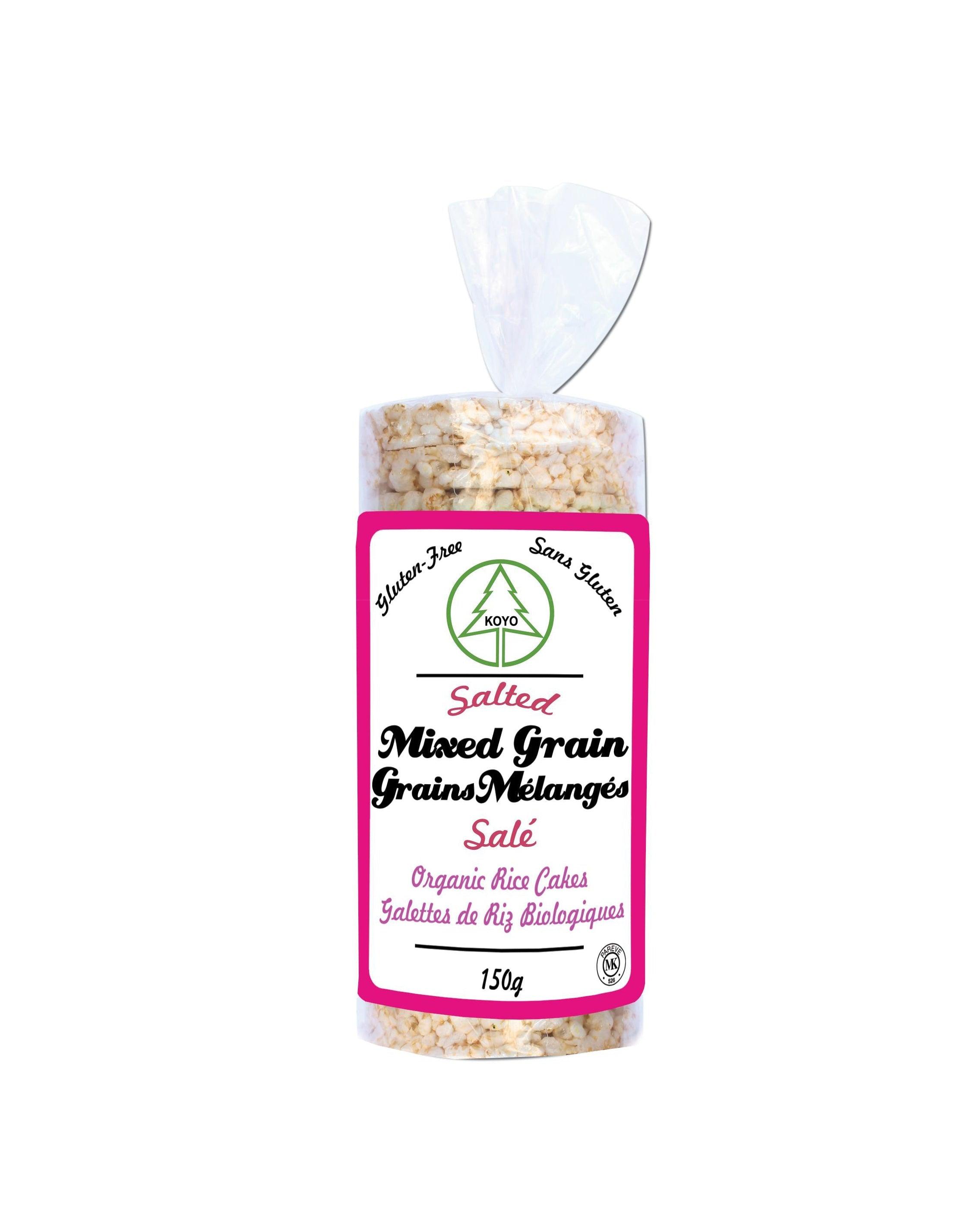 Galettes de Riz Bio Grains Mélangés Salé Koyo - La Boite à Grains