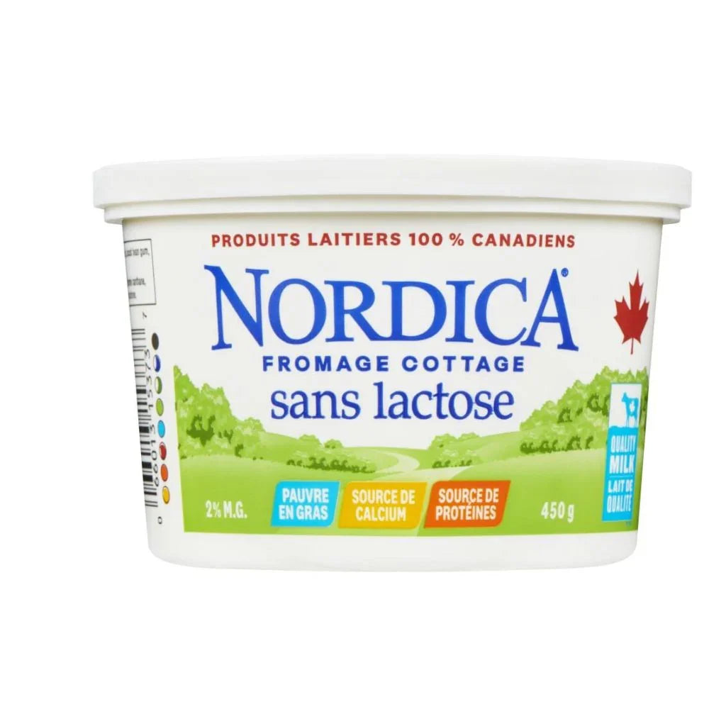 fromage cottage sans lactose Nordica - La Boite à Grains