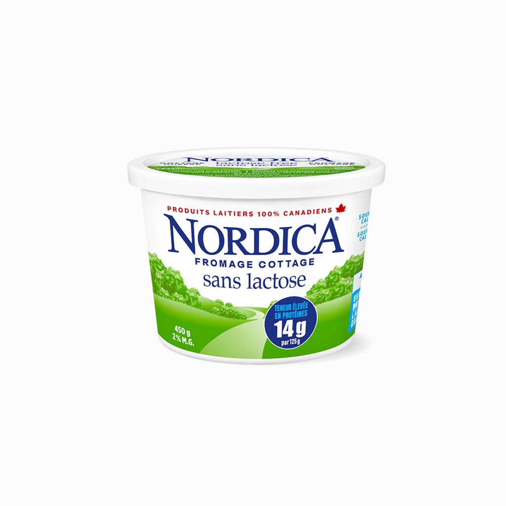 fromage cottage sans lactose Nordica Gay Lea - La Boite à Grains
