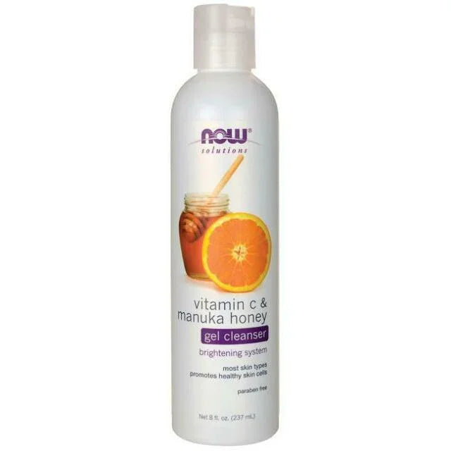 Gel Nettoyant à la Vitamine C et au Miel de Manuka Now - La Boite à Grains