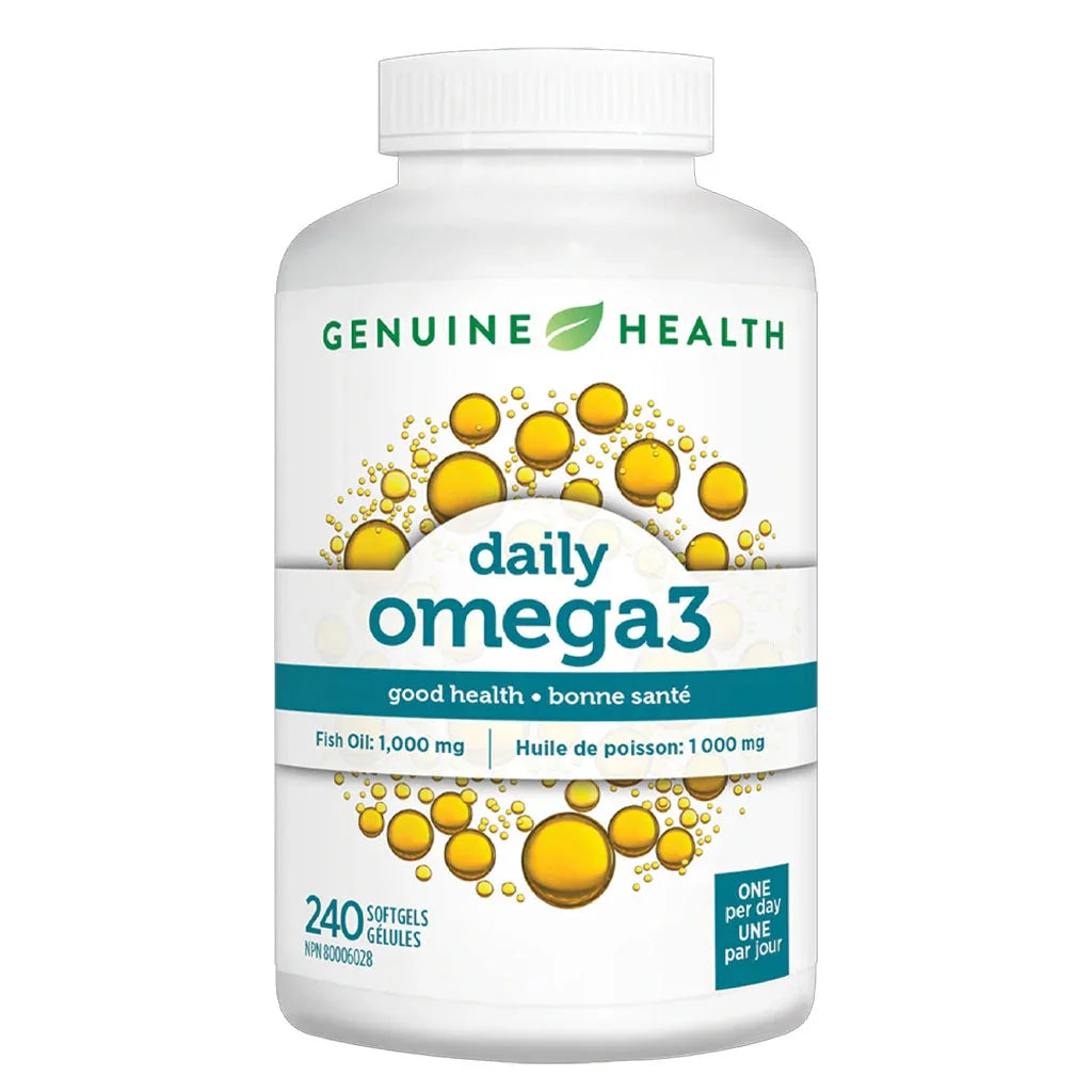 Genuine health omega3 240 capsules - La Boite à Grains