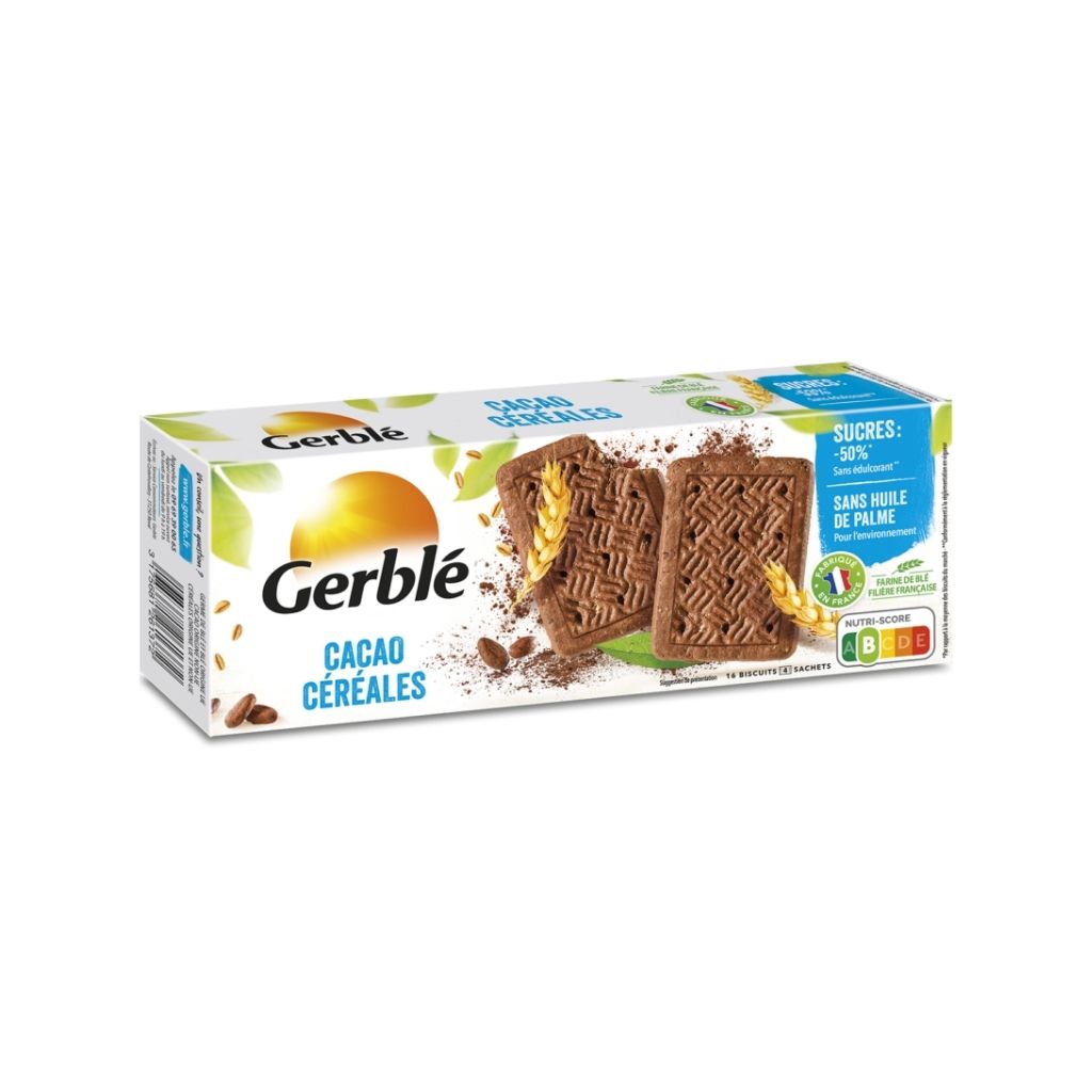 biscuits cacao céréales Gerblé - La Boite à Grains