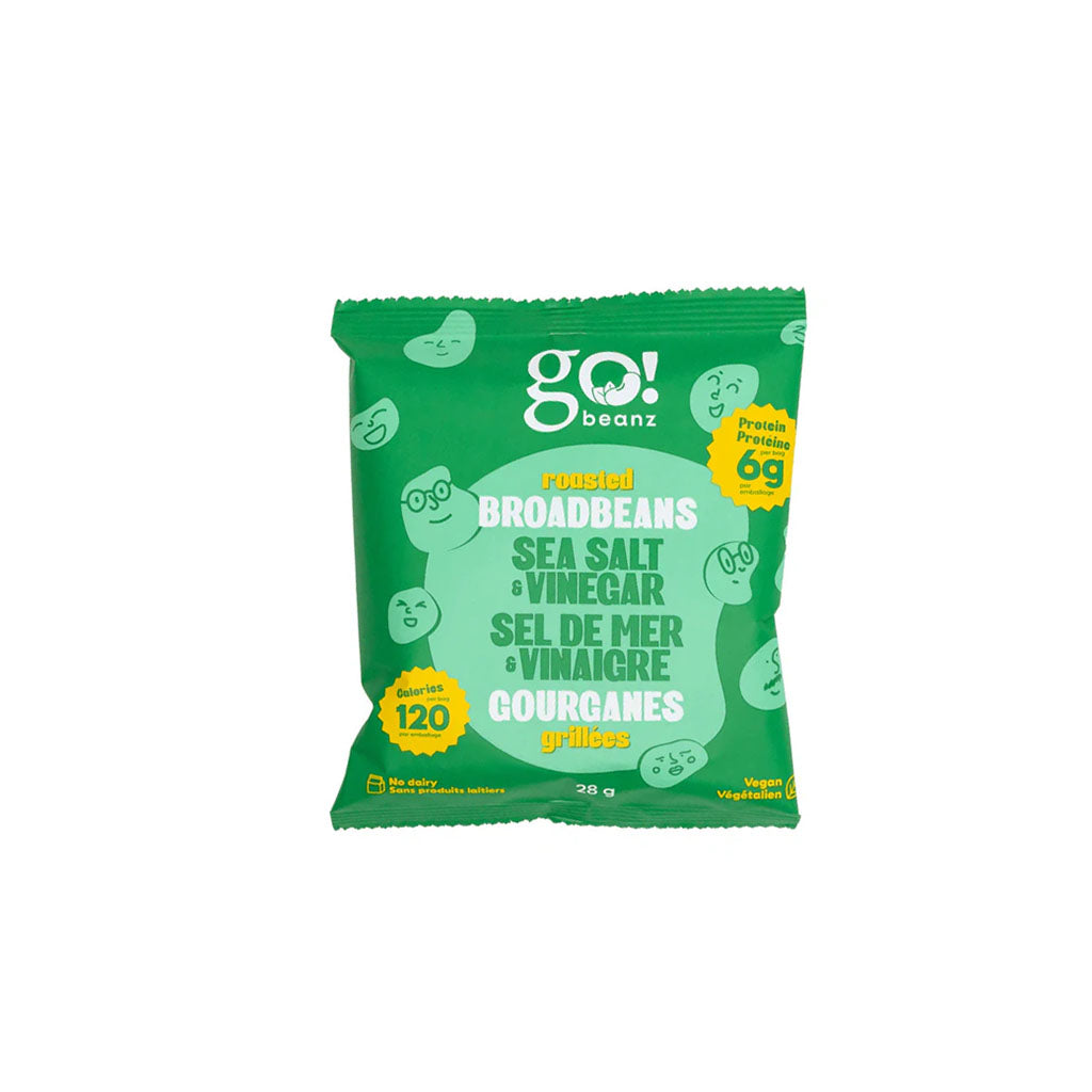 gourganes grillées sel de mer et vinaigre Go! Beanz - La Boite à Grains