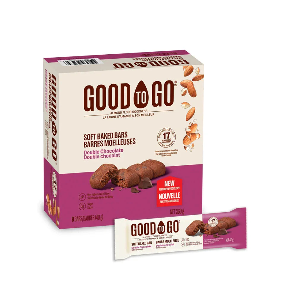 good to go soft double chocolate bar 9 x 40 g