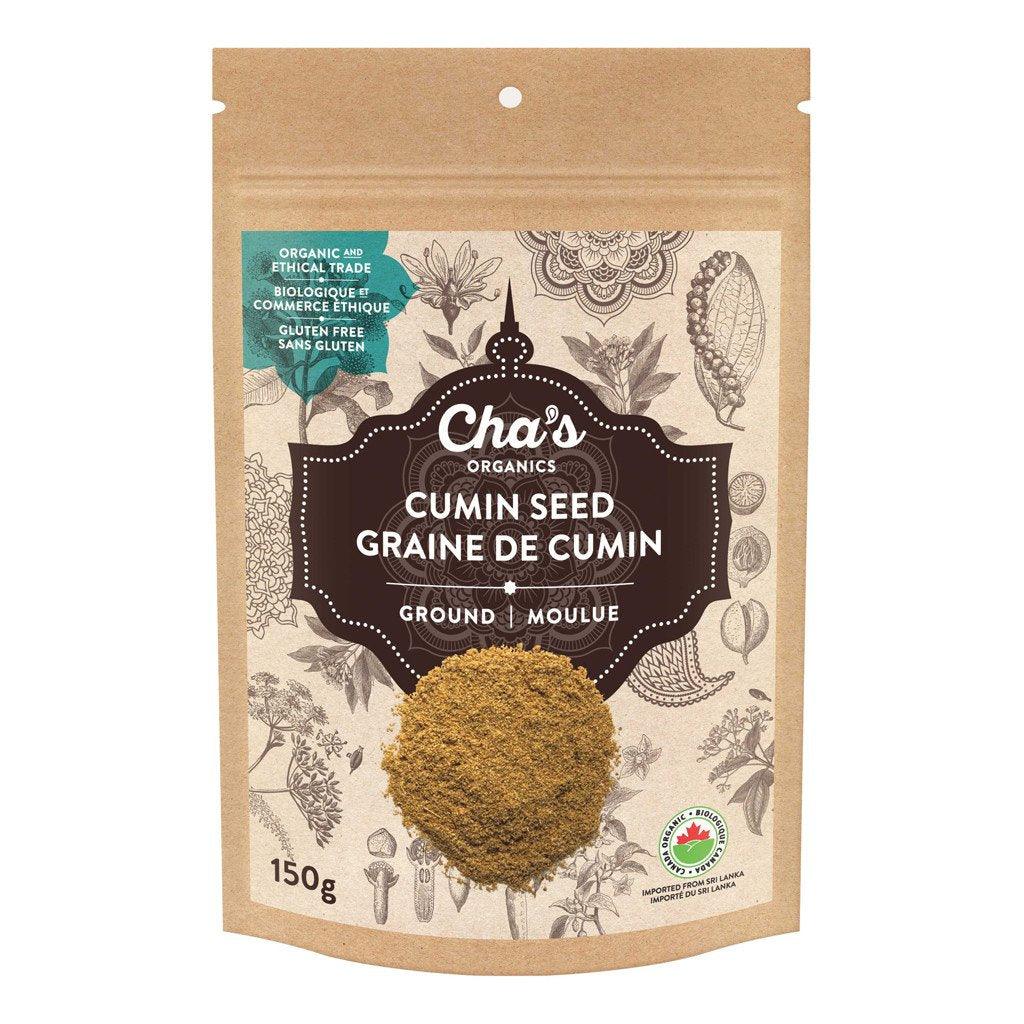 Graines de Cumin Moulues Bio Cha's Organics - La Boite à Grains