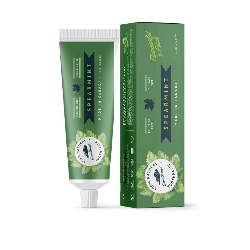 green beaver dentifrice naturel menthe verte 75 ml