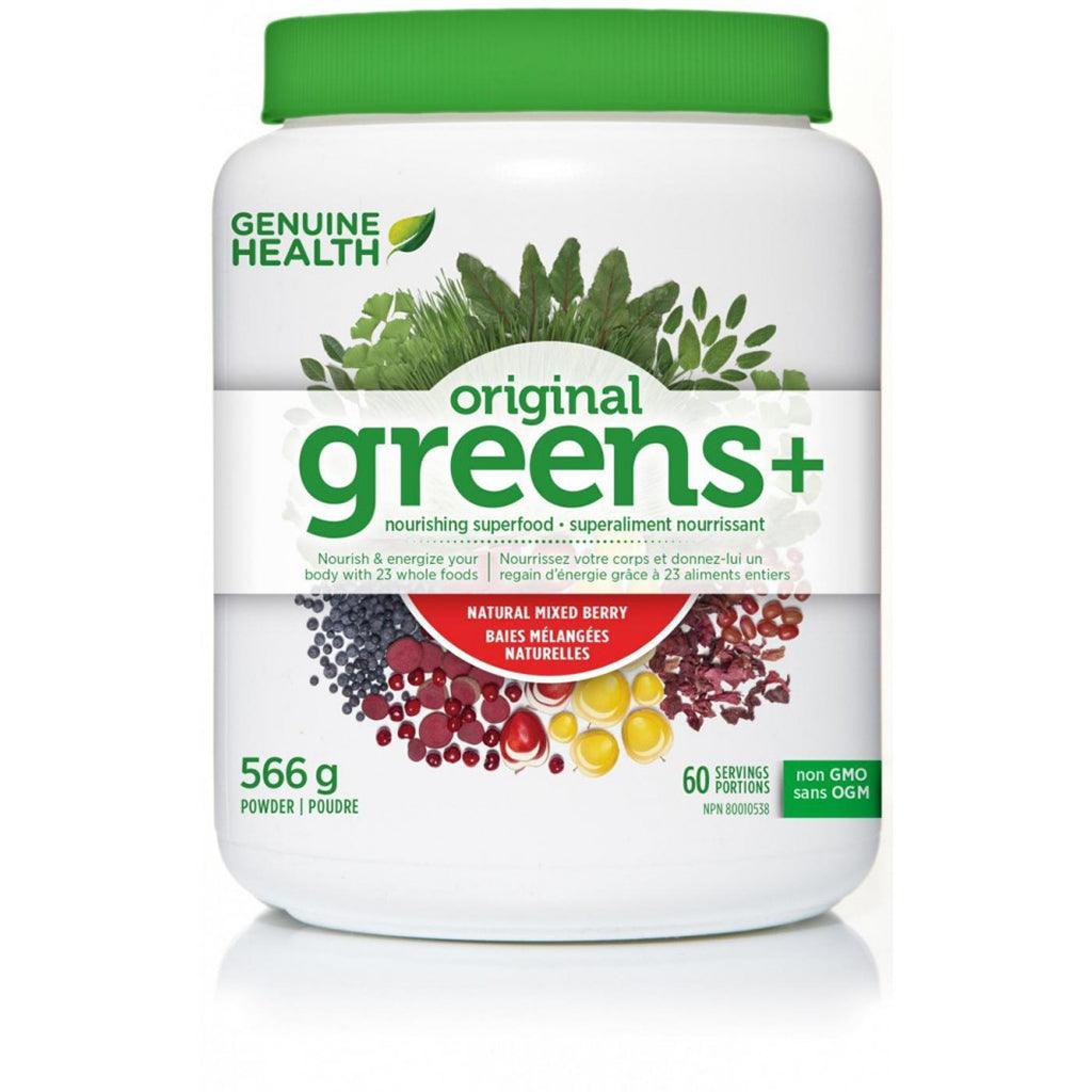 Greens+ Original Baies Mélangées Genuine Health - La Boite à Grains