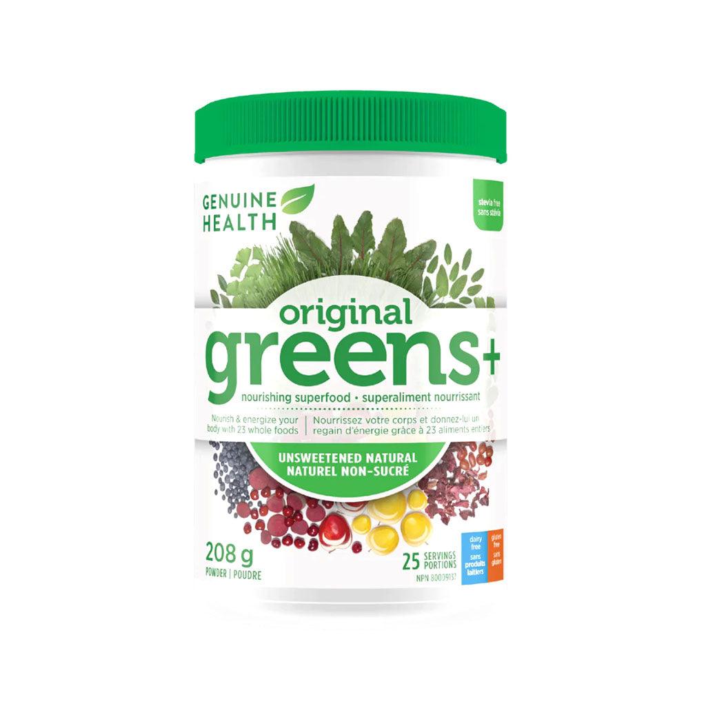 Greens+ Original Naturel Non Sucré Genuine Health