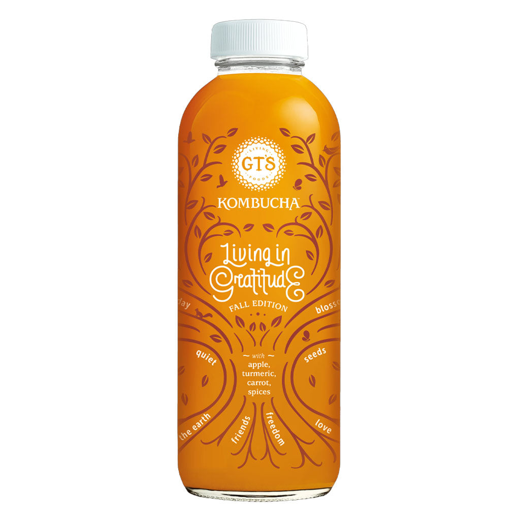 GT's kombucha synergy living in gratitude 480 ml - La Boite à Grains