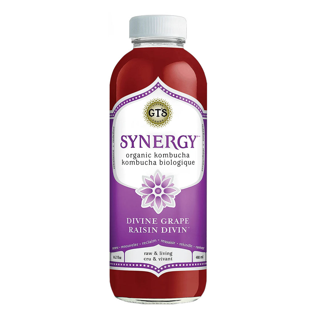 GT's kombucha synergy raisin divin 480 ml - La Boite à Grains