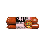 gusta saucisse de seitan paprika fumé 350 g - la boite à grains