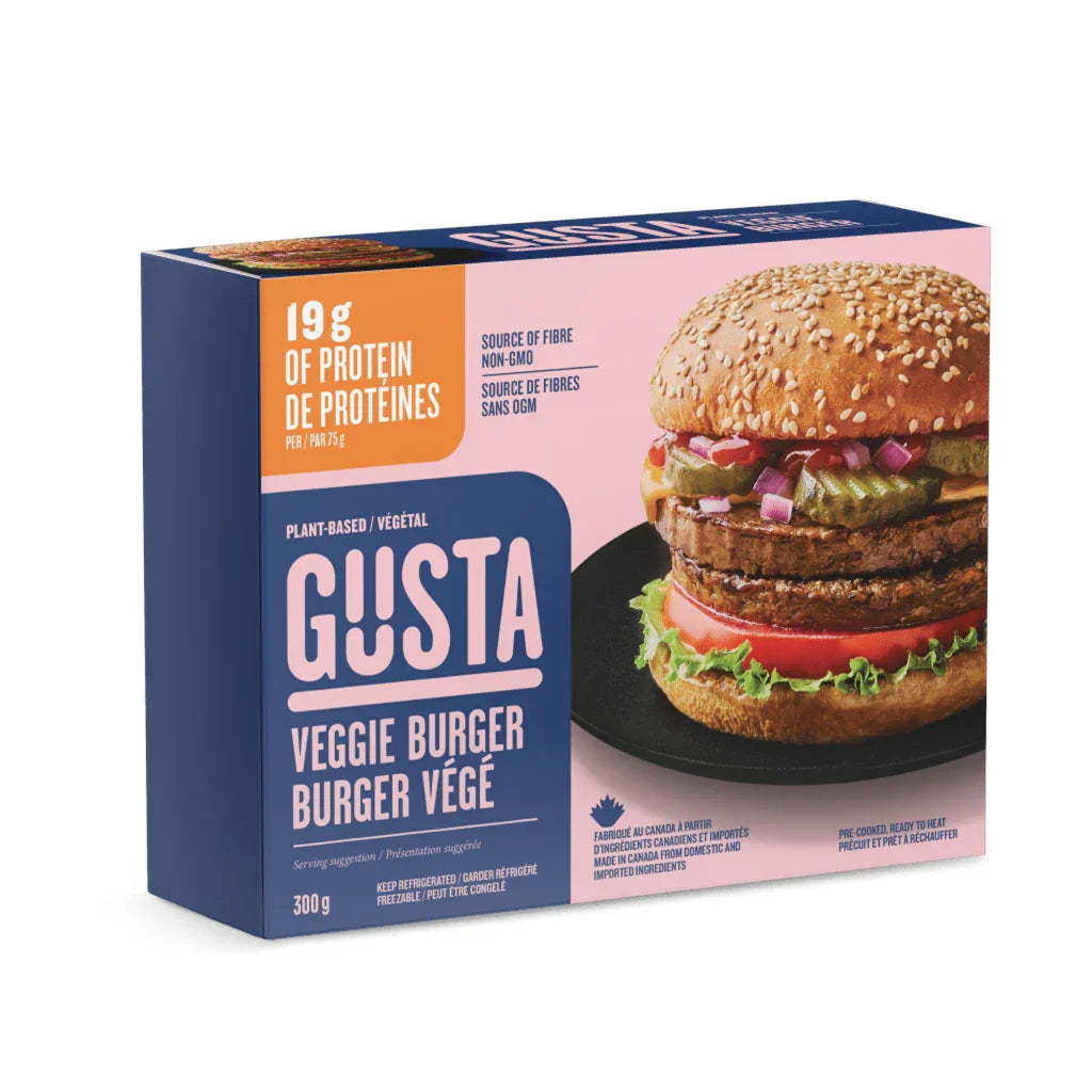 Gusta veggie burger - La Boite à Grains