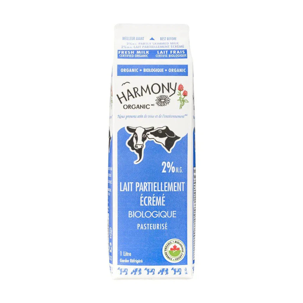 Harmony's Organic 2% organic milk - La Boite à Grains