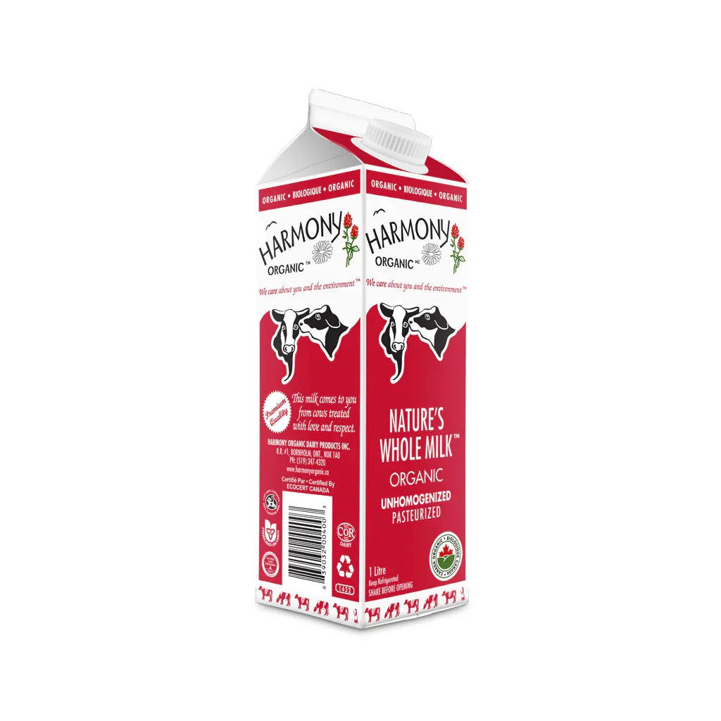 Nature's Whole Milk Harmony Organic - La Boite à Grains