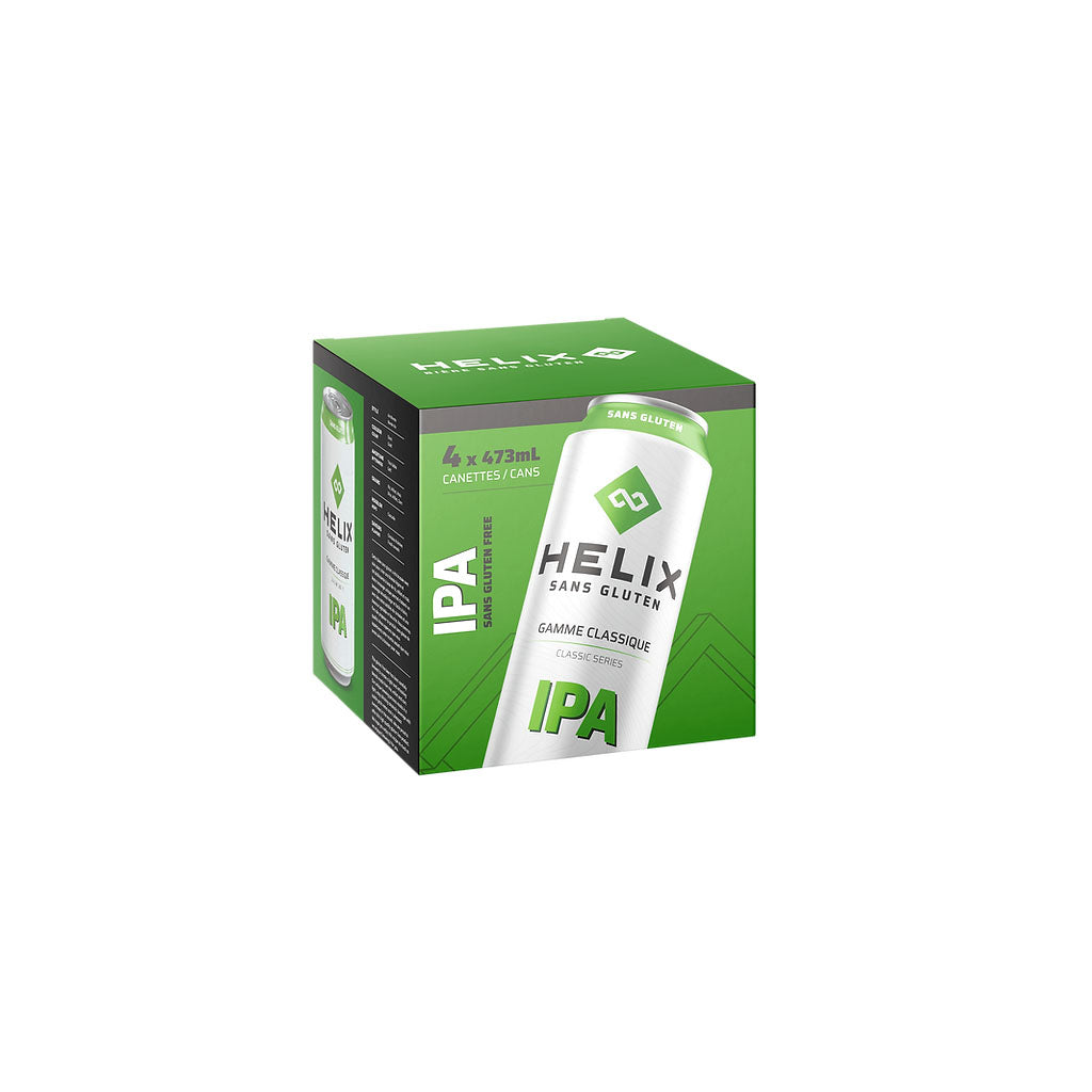 helix sans gluten bière ipa 4 x 473 ml - La Boite à Grains