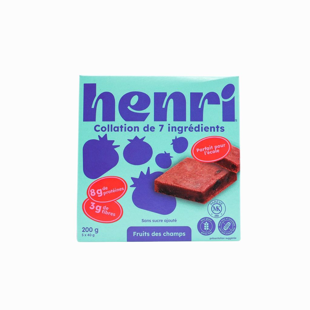 Henri collation fruits des champs - La Boite à Grains