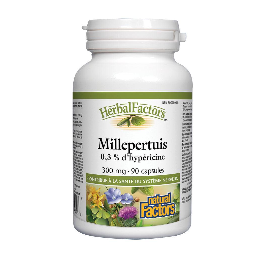 HerbalFactors Millepertuis Natural Factors - La Boite à Grains