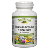HerbalFactors Poumons, Bronches & Sinus Sains Natural Factors - La Boite à Grains