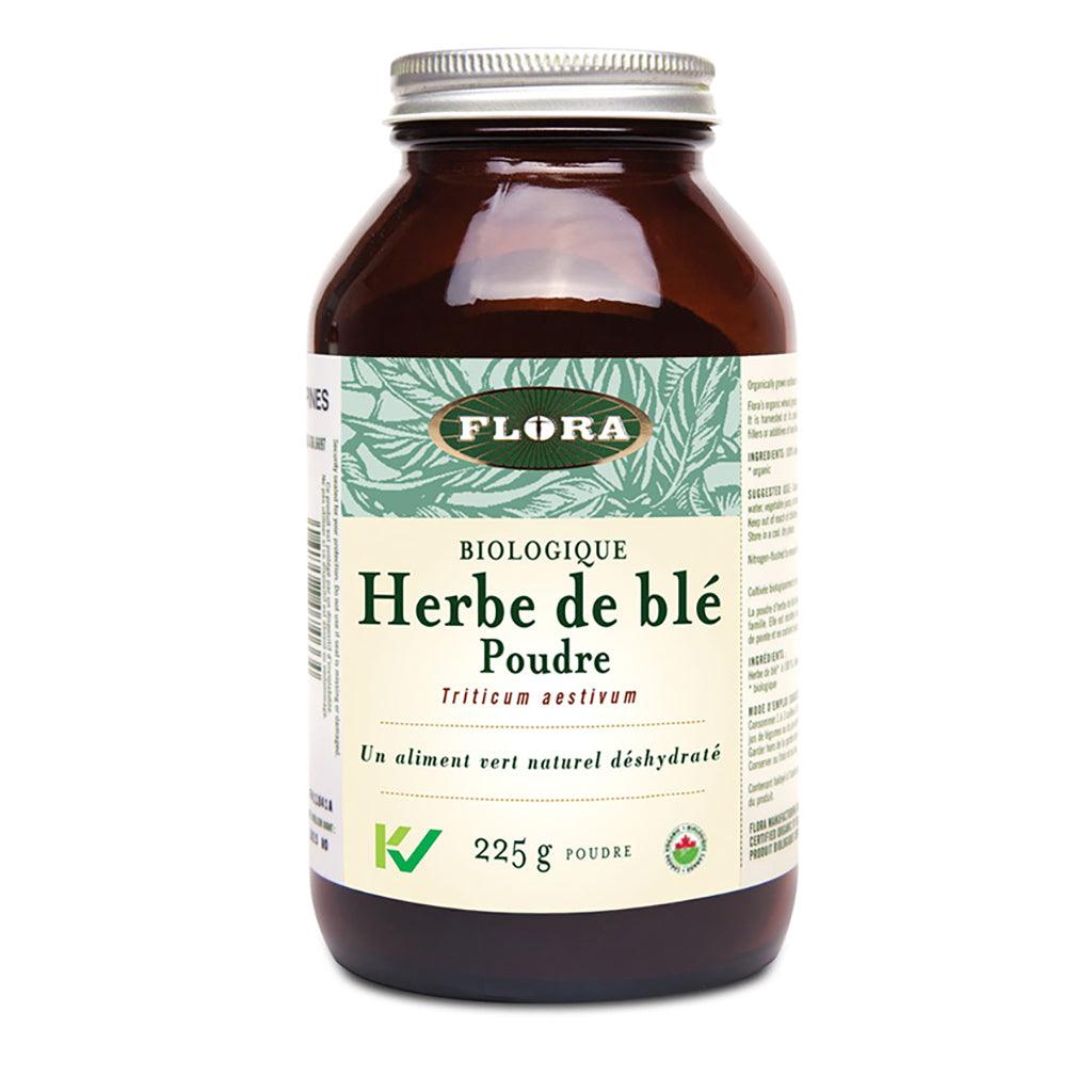 Herbe de Blé en Poudre Biologique Flora - La Boite à Grains